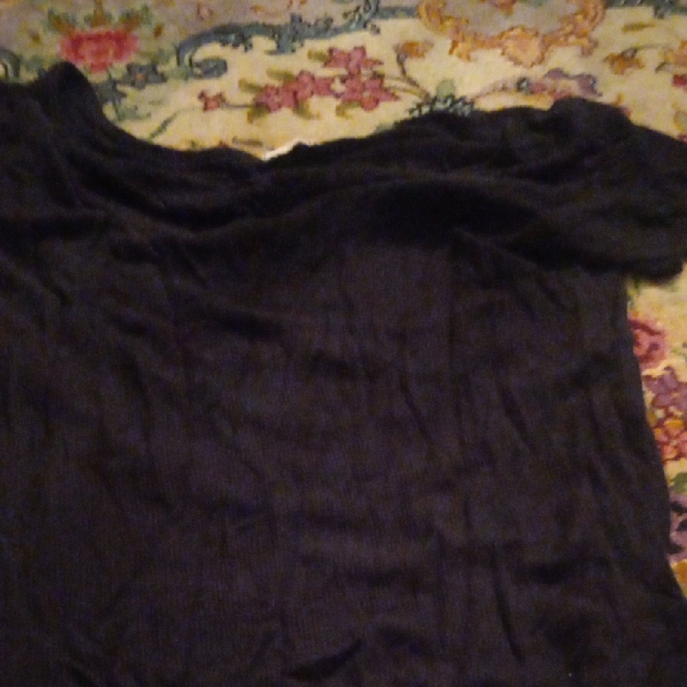 Black Off-Shoulder Top